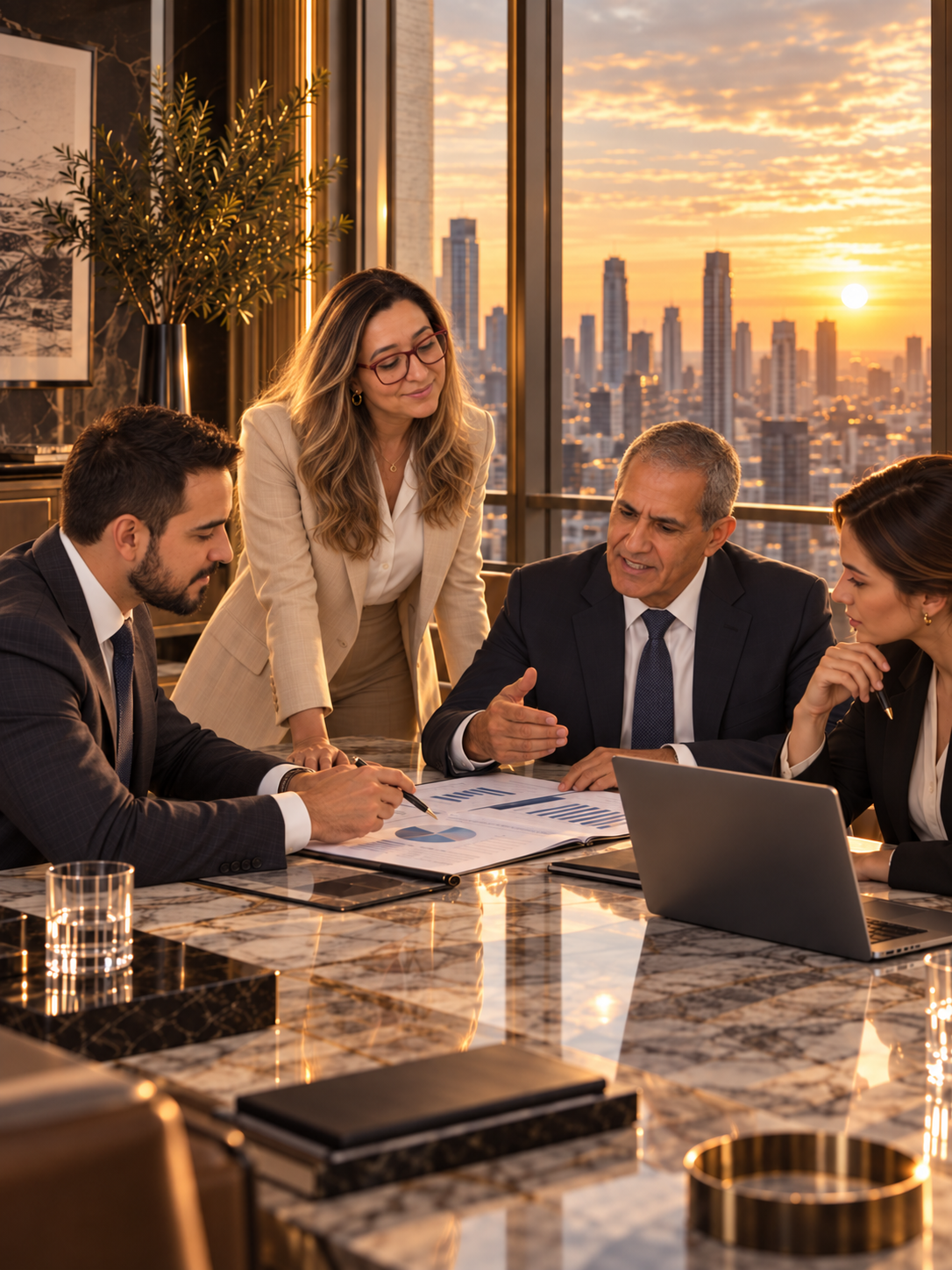 Equipe em reunião de trabalho